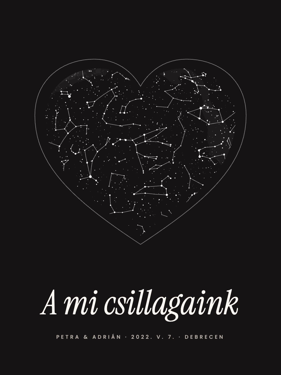 Sötét szív csillagtérkép