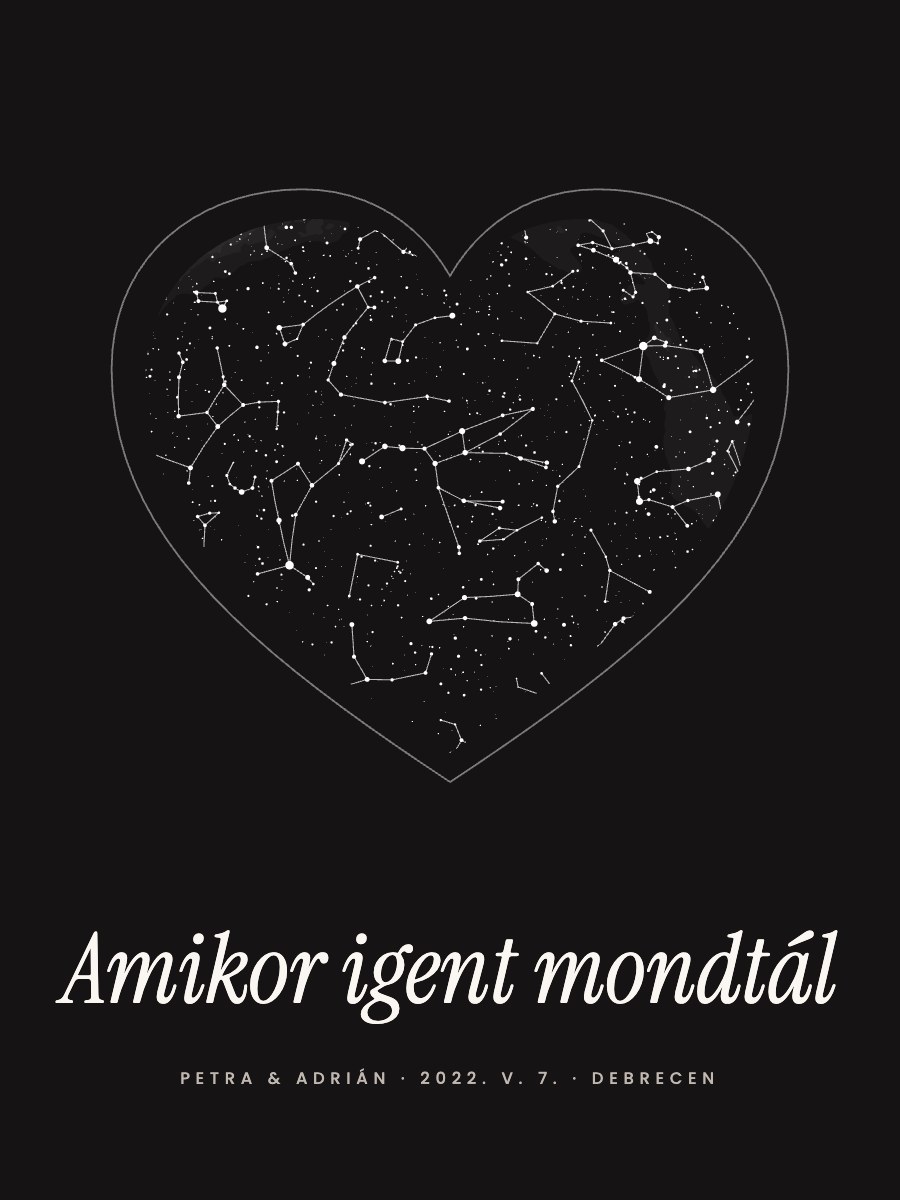 Sötét szív csillagtérkép